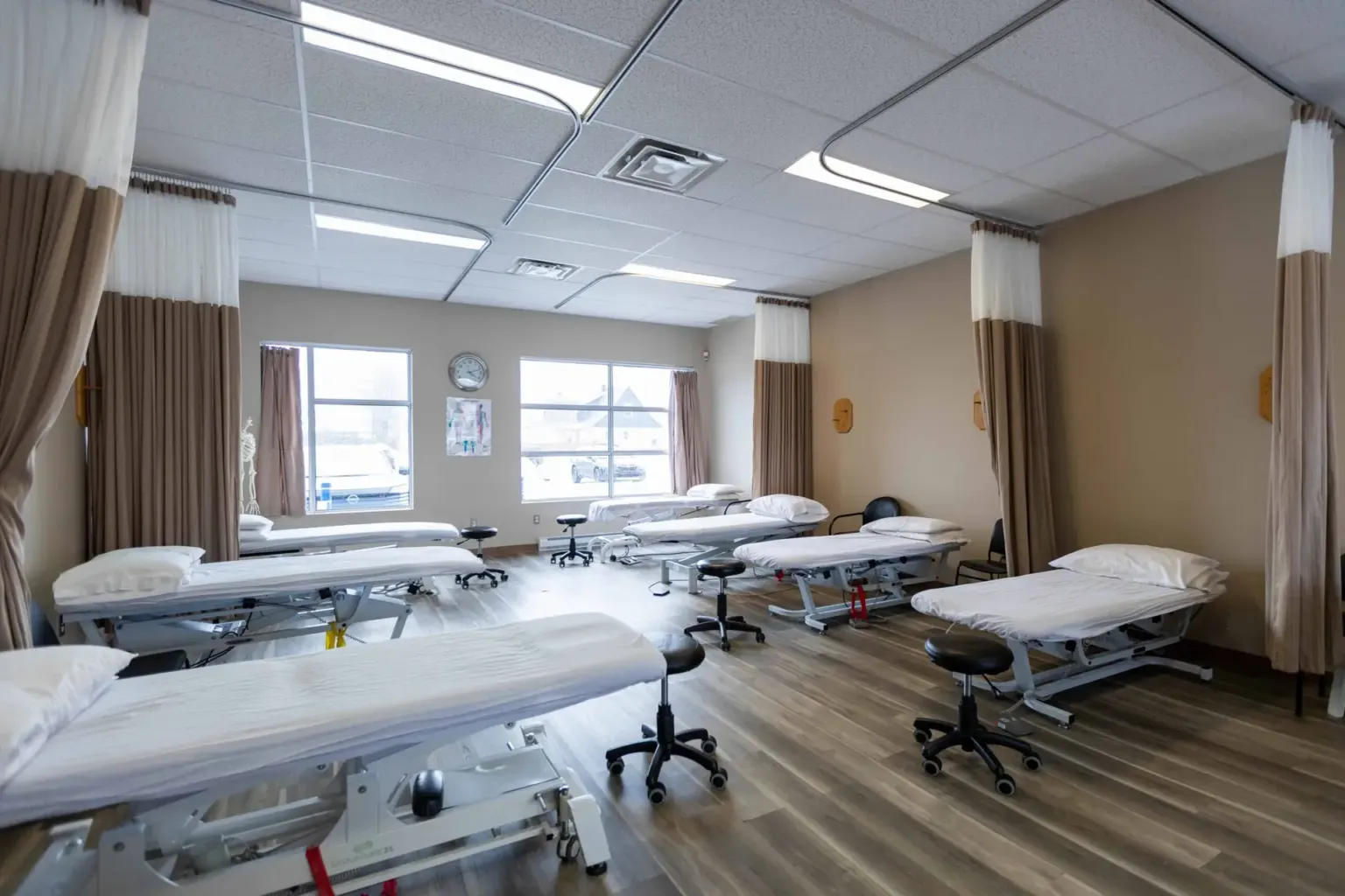 Intérieur de la clinique Physio St-Maurice du boulevard Thibeau